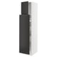 SEKTION / MAXIMERA Gabin alt extb 2 prtas 4 cjnes+ests, blanco/Upplöv Carbón mate, 46x61x203 cm