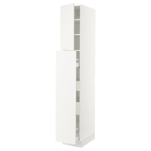 SEKTION / MAXIMERA Gabin alt extb 2 prtas 4 cjnes+ests, blanco/Veddinge blanco, 38x61x229 cm