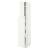 SEKTION / MAXIMERA Gabin alt extb 2 prtas 4 cjnes+ests, blanco/Veddinge blanco, 38x61x229 cm