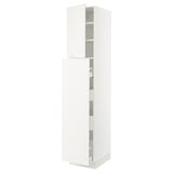 SEKTION / MAXIMERA Gabin alt extb 2 prtas 4 cjnes+ests, blanco/Veddinge blanco, 46x61x229 cm