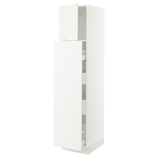 SEKTION / MAXIMERA Gabin alt extb 2 prtas 4 cjnes+ests, blanco/Veddinge blanco, 46x61x203 cm