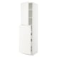 SEKTION / MAXIMERA Gabin alt extb 2 prtas 4 cjnes+ests, blanco/Veddinge blanco, 61.0x61.0x228.6 cm