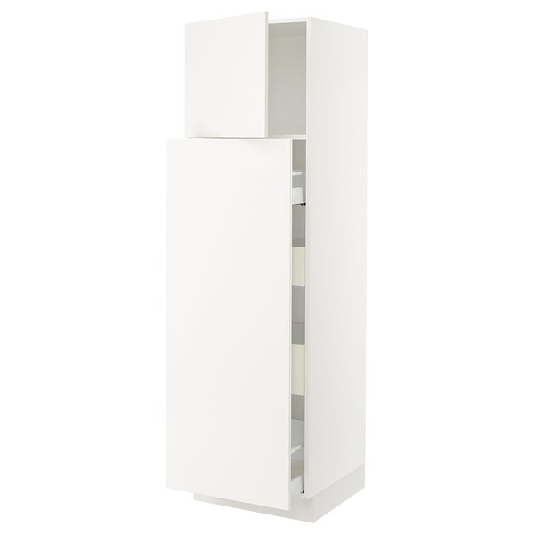 SEKTION / MAXIMERA Gabin alt extb 2 prtas 4 cjnes+ests, blanco/Veddinge blanco, 61x61x203 cm