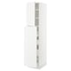 SEKTION / MAXIMERA Gabin alt extb 2 prtas 4 cjnes+ests, blanco/Voxtorp blanco mate, 46x61x203 cm