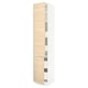 SEKTION / MAXIMERA Gabin alto 2 prtas 4 cjnes +ests, blanco/Askersund efecto fresno claro, 46x61x229 cm