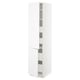 SEKTION / MAXIMERA Gabin alto 2 prtas 4 cjnes +ests, blanco/Axstad blanco mate, 46x61x203 cm
