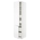 SEKTION / MAXIMERA Gabin alto 2 prtas 4 cjnes +ests, blanco/Axstad blanco mate, 61x61x229 cm