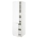 SEKTION / MAXIMERA Gabin alto 2 prtas 4 cjnes +ests, blanco/Axstad blanco mate, 61x61x203 cm