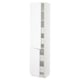 SEKTION / MAXIMERA Gabin alto 2 prtas 4 cjnes +ests, blanco/Axstad blanco mate, 46x37x203 cm