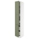 SEKTION / MAXIMERA Gabin alto 2 prtas 4 cjnes +ests, blanco/Axstad verde grisáceo, 38x61x229 cm