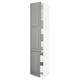 SEKTION / MAXIMERA Gabin alto 2 prtas 4 cjnes +ests, blanco/Bodbyn gris, 46x61x229 cm