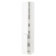 SEKTION / MAXIMERA Gabin alto 2 prtas 4 cjnes +ests, blanco Enköping/blanco efecto madera, 38x37x203 cm