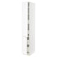 SEKTION / MAXIMERA Gabin alto 2 prtas 4 cjnes +ests, blanco Enköping/blanco efecto madera, 38x61x229 cm