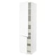 SEKTION / MAXIMERA Gabin alto 2 prtas 4 cjnes +ests, blanco Enköping/blanco efecto madera, 61x61x229 cm