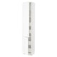SEKTION / MAXIMERA Gabin alto 2 prtas 4 cjnes +ests, blanco Enköping/blanco efecto madera, 46x37x229 cm