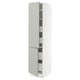 SEKTION / MAXIMERA Gabin alto 2 prtas 4 cjnes +ests, blanco/Havstorp gris claro, 46x61x203 cm