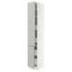 SEKTION / MAXIMERA Gabin alto 2 prtas 4 cjnes +ests, blanco/Havstorp gris claro, 38x61x229 cm