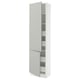 SEKTION / MAXIMERA Gabin alto 2 prtas 4 cjnes +ests, blanco/Havstorp gris claro, 61x37x229 cm