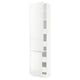 SEKTION / MAXIMERA Gabin alto 2 prtas 4 cjnes +ests, blanco/Ringhult blanco, 61x37x229 cm