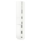 SEKTION / MAXIMERA Gabin alto 2 prtas 4 cjnes +ests, blanco/Ringhult blanco, 38x37x203 cm