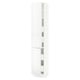 SEKTION / MAXIMERA Gabin alto 2 prtas 4 cjnes +ests, blanco/Ringhult blanco, 38x37x203 cm