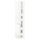 SEKTION / MAXIMERA Gabin alto 2 prtas 4 cjnes +ests, blanco/Ringhult blanco, 46x37x203 cm