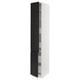 SEKTION / MAXIMERA Gabin alto 2 prtas 4 cjnes +ests, blanco/Upplöv Carbón mate, 38x61x229 cm