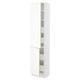 SEKTION / MAXIMERA Gabin alto 2 prtas 4 cjnes +ests, blanco/Vallstena blanco, 46x37x203 cm