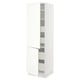SEKTION / MAXIMERA Gabin alto 2 prtas 4 cjnes +ests, blanco/Vallstena blanco, 61x61x203 cm