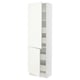 SEKTION / MAXIMERA Gabin alto 2 prtas 4 cjnes +ests, blanco/Vallstena blanco, 61x37x203 cm
