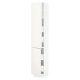 SEKTION / MAXIMERA Gabin alto 2 prtas 4 cjnes +ests, blanco/Veddinge blanco, 38x37x203 cm