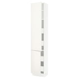 SEKTION / MAXIMERA Gabin alto 2 prtas 4 cjnes +ests, blanco/Veddinge blanco, 46x37x229 cm