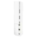 SEKTION / MAXIMERA Gabin alto 2 prtas 4 cjnes +ests, blanco/Voxtorp blanco mate, 46x61x229 cm