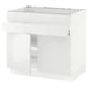 SEKTION / MAXIMERA Gabin bajo p/parilla 2 prts 1 cjn, blanco/Ringhult blanco, 91x61x76 cm