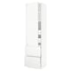 SEKTION / MAXIMERA Gabinete alto 1 puerta 4 cajones, blanco/Voxtorp blanco mate, 61x61x229 cm