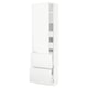 SEKTION / MAXIMERA Gabinete alto 1 puerta 4 cajones, blanco/Voxtorp blanco mate, 61x37x203 cm