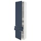 SEKTION / MAXIMERA Gabinete alto 2 puertas 4 cajones, blanco Axstad/mate azul, 61x37x229 cm