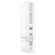 SEKTION / MAXIMERA Gabinete alto 2 puertas 4 cajones, blanco/Ringhult blanco, 61x37x229 cm