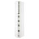 SEKTION / MAXIMERA Gabinete alto 2 puertas 5 cajones, blanco/Axstad blanco mate, 38x61x229 cm