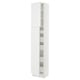 SEKTION / MAXIMERA Gabinete alto 2 puertas 5 cajones, blanco/Axstad blanco mate, 46x37x229 cm
