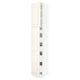 SEKTION / MAXIMERA Gabinete alto 2 puertas 5 cajones, blanco/Bodbyn hueso, 38x61x229 cm