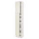 SEKTION / MAXIMERA Gabinete alto 2 puertas 5 cajones, blanco/Bodbyn hueso, 46x37x229 cm