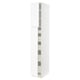 SEKTION / MAXIMERA Gabinete alto 2 puertas 5 cajones, blanco Enköping/blanco efecto madera, 38x61x229 cm