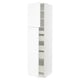 SEKTION / MAXIMERA Gabinete alto 2 puertas 5 cajones, blanco Enköping/blanco efecto madera, 61x61x229 cm