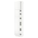 SEKTION / MAXIMERA Gabinete alto 2 puertas 5 cajones, blanco/Ringhult blanco, 46x37x203 cm