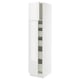 SEKTION / MAXIMERA Gabinete alto 2 puertas 5 cajones, blanco/Ringhult blanco, 46x61x203 cm