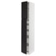 SEKTION / MAXIMERA Gabinete alto 2 puertas 5 cajones, blanco/Upplöv Carbón mate, 38x61x229 cm