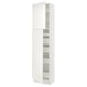 SEKTION / MAXIMERA Gabinete alto 2 puertas 5 cajones, blanco/Veddinge blanco, 61x37x229 cm