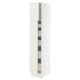 SEKTION / MAXIMERA Gabinete alto 2 puertas 5 cajones, blanco/Veddinge blanco, 38x61x203 cm
