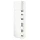 SEKTION / MAXIMERA Gabinete alto 2 puertas 5 cajones, blanco/Voxtorp blanco mate, 61x37x203 cm